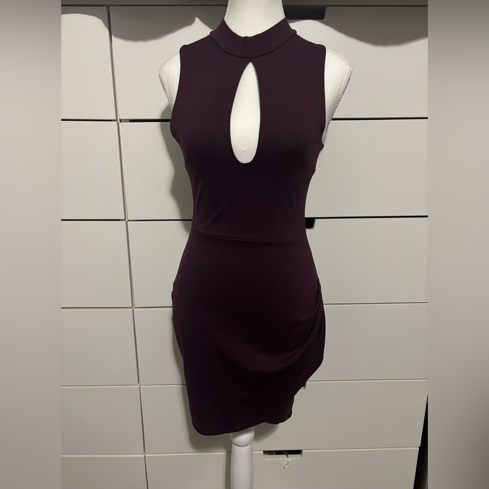Sexy Keyhole Bodycon Mini Dress